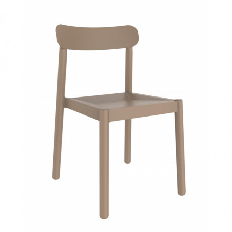 Chaise Elba - Sable - Lot de 4 Garbar - 1 Chaise Elba - Sable - Lot de 4 Garbar - 1