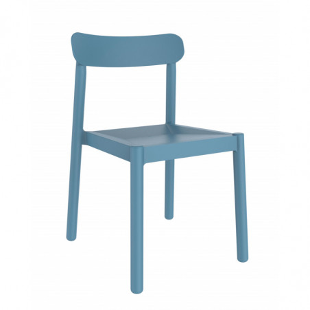 Chaise Elba - Bleu Retro - Lot de 4 Garbar - 1 Chaise Elba - Bleu Retro - Lot de 4 Garbar - 1
