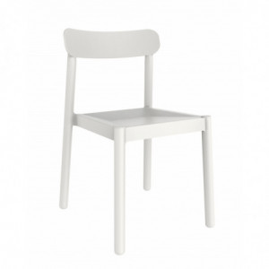 Chaise Elba - Blanc - Lot de 4 Garbar - 1