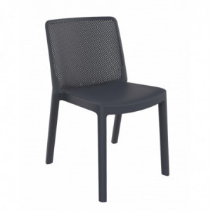 Chaise Fresh - Gris Foncé - Lot de 4 Garbar - 1
