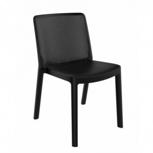 Chaise Fresh - Noir - Lot de 4 Garbar - 1