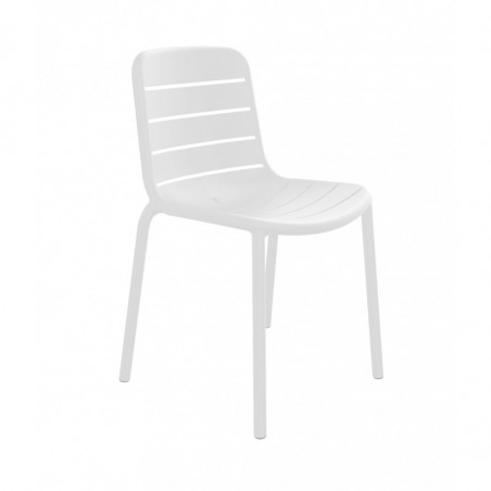 Chaise Gina - Blanc - Lot de 2 Resol - 1 Chaise Gina - Blanc - Lot de 2 Resol - 1