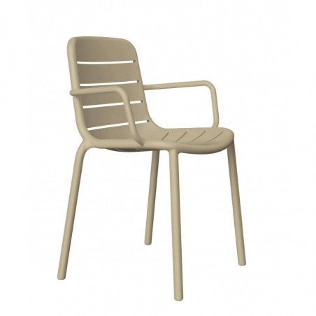 Fauteuil Gina - Sable - Lot de 2 Resol - 1 Fauteuil Gina - Sable - Lot de 2 Resol - 1