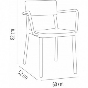 Fauteuil Lisboa - Vert Olive - Lot de 2 Resol - 2