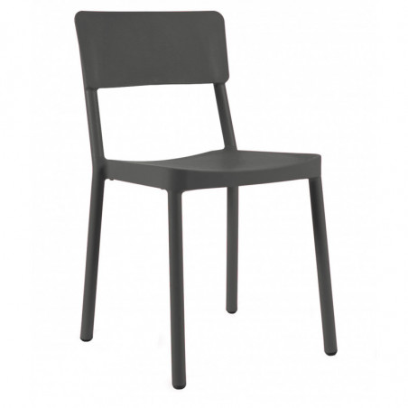 Chaise Lisboa - Gris Foncé - Lot de 2 Resol - 1 Chaise Lisboa - Gris Foncé - Lot de 2 Resol - 1