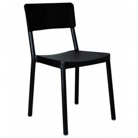 Chaise Lisboa - Noir - Lot de 2 Resol - 1 Chaise Lisboa - Noir - Lot de 2 Resol - 1