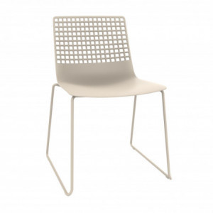 Chaise Luge Wire à Structure Blanche - Lot de 2 Resol - 1