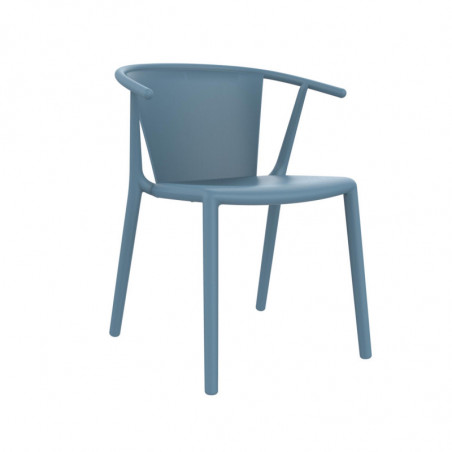 Chaise Steely - Bleu Retro - Lot de 2 Resol - 1 Chaise Steely - Bleu Retro - Lot de 2 Resol - 1