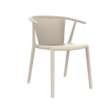 Chaise Steely - Ivoire - Lot de 2 Resol - 1 Chaise Steely - Ivoire - Lot de 2 Resol - 1