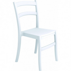 Chaise Fiesta - Blanc - Lot de 4 Garbar - 1