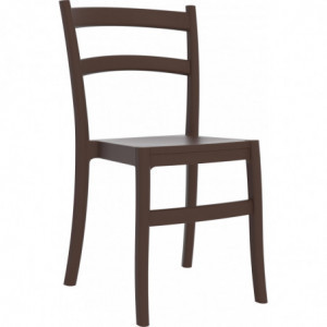 Chaise Fiesta - Brun - Lot de 4 Garbar - 1