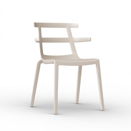 Chaise Tokyo Haute - Ivoire - Lot de 2 Resol - 1 Chaise Tokyo Haute - Ivoire - Lot de 2 Resol - 1