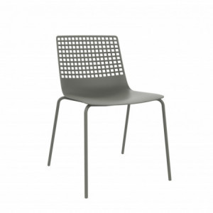 Chaise Wire à Structure Gris-Vert - Lot de 2 Resol - 1