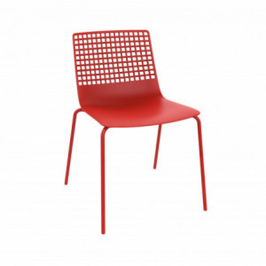 Chaise Wire à Structure Rouge - Lot de 2 Resol - 1