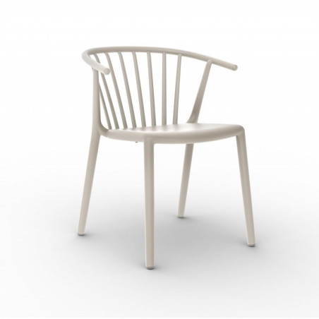 Chaise Woody - Ivoire - Lot de 2 Resol - 1 Chaise Woody - Ivoire - Lot de 2 Resol - 1