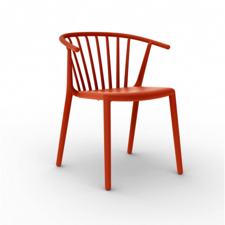 Chaise Woody - Rouge - Lot de 2 Resol - 1 Chaise Woody - Rouge - Lot de 2 Resol - 1