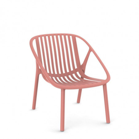 Fauteuil Bini Lounge - Terra Cotta - Lot de 4 Resol - 1 Fauteuil Bini Lounge - Terra Cotta - Lot de 4 Resol - 1