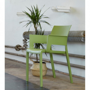 Fauteuil Fiona - Vert Olive - Lot de 2 Resol - 7