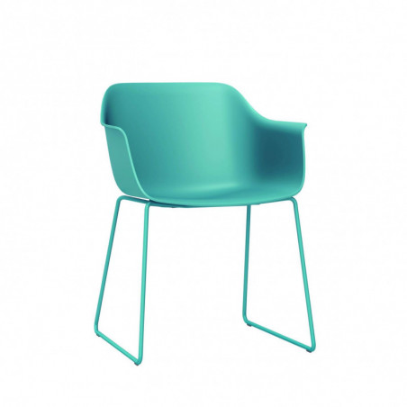 Chaise Luge - Bleu Retro - Lot de 2 Resol - 1 Chaise Luge - Bleu Retro - Lot de 2 Resol - 1