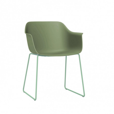 Chaise Luge - Gris-Vert - Lot de 2 Resol - 1 Chaise Luge - Gris-Vert - Lot de 2 Resol - 1