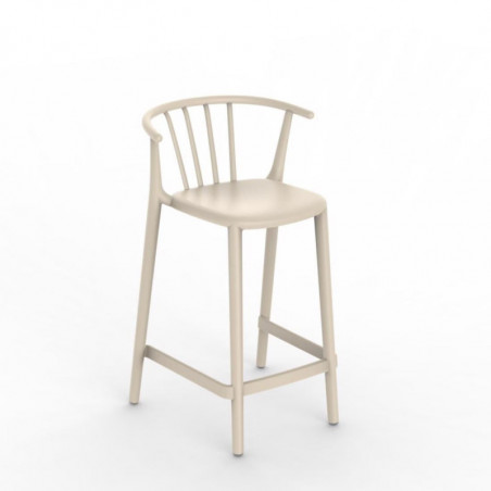 Tabouret Moyen Woody - Ivoire - Lot de 2 Resol - 1 Tabouret Moyen Woody - Ivoire - Lot de 2 Resol - 1
