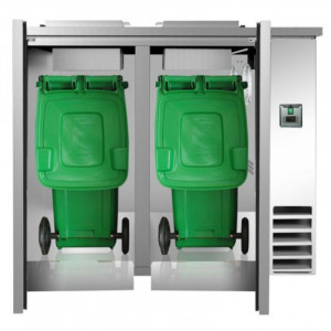 Poubelle Réfrigérée - 2 Portes - 2 x 120 L FourniResto - 1