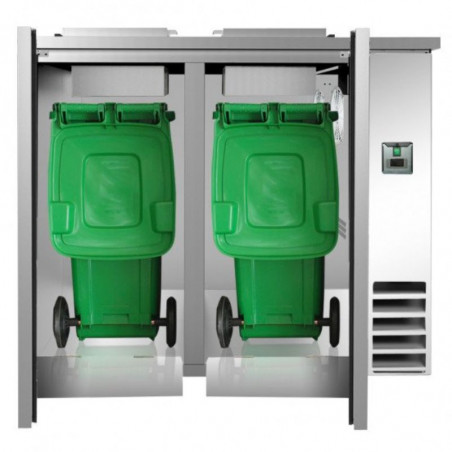 Poubelle Réfrigérée - 2 Portes - 2 x 120 L FourniResto - 1 Poubelle Réfrigérée - 2 Portes - 2 x 120 L FourniResto - 1