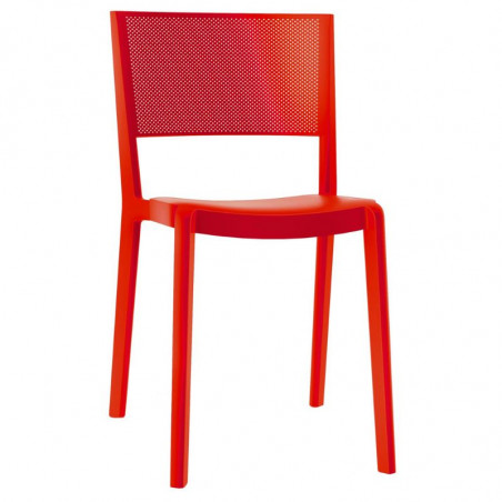Chaise Spot - Rouge - Lot de 2 Resol - 1 Chaise Spot - Rouge - Lot de 2 Resol - 1