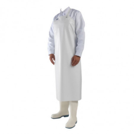 Tablier de Plonge en Vinyle Blanc FourniResto - 1 Tablier de Plonge en Vinyle Blanc FourniResto - 1