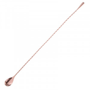 Cuillère à Cocktail Cuivrée - 45 cm HENDI - 1