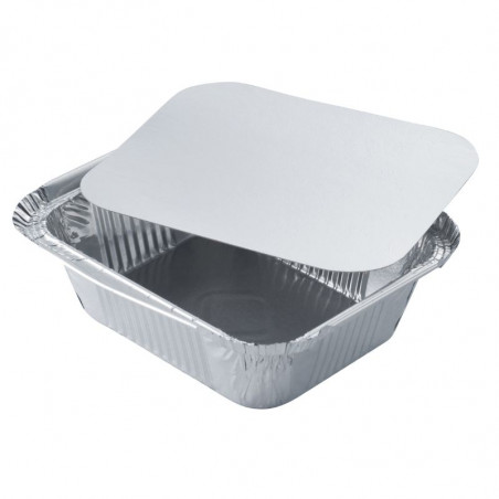 Barquette en Aluminium avec Opercule "Combi Pack" - 900ml - Lot de 100 FourniResto - 1 Barquette en Aluminium avec Opercule "Combi Pack" - 900ml - Lot de 100 FourniResto - 1