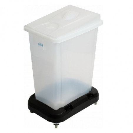 Bac à Ingrédients Transparent Sur Chariot - 60 L Probbax - 1 Bac à Ingrédients Transparent Sur Chariot - 60 L Probbax - 1