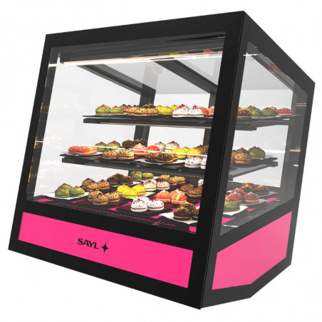 Vitrine Froide Réfrigérée à Poser - QBO - Ouverture Arrière - avec RGB SAYL - 1 Vitrine Froide Réfrigérée à Poser - QBO - Ouverture Arrière - avec RGB SAYL - 1