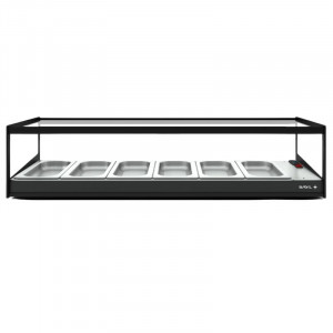 Vitrine Chaude à Poser - LOGIC 1P Bain Marie - GN 1/3 SAYL - 1