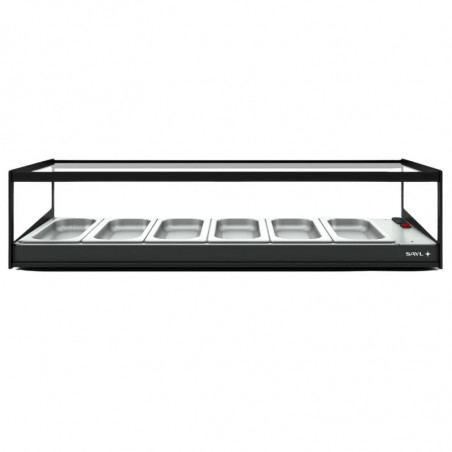 Vitrine Chaude à Poser - LOGIC 1P Bain Marie - GN 1/3 SAYL - 1 Vitrine Chaude à Poser - LOGIC 1P Bain Marie - GN 1/3 SAYL - 1