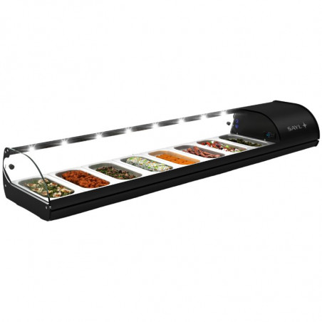 Vitrine Réfrigérée à Poser - STANDARD Tapas - L 1788 mm - GN 1/3 SAYL - 1 Vitrine Réfrigérée à Poser - STANDARD Tapas - L 1788 mm - GN 1/3 SAYL - 1