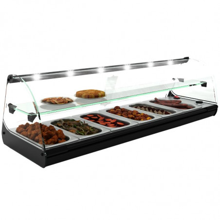 Vitrine Chaude à Poser - DEUX NIVEAUX Bain Marie - GN 1/3 SAYL - 1 Vitrine Chaude à Poser - DEUX NIVEAUX Bain Marie - GN 1/3 SAYL - 1