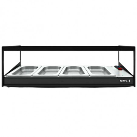 Vitrine Chaude à Poser - LOGIC 1P Chauffer Bain Marie - GN 1/3 - 720 W SAYL - 1 Vitrine Chaude à Poser - LOGIC 1P Chauffer Bain Marie - GN 1/3 - 720 W SAYL - 1
