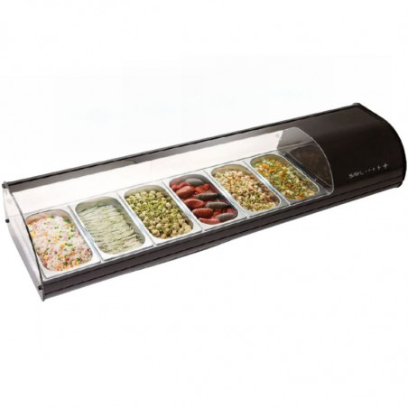 Vitrine Réfrigérée à Poser - STANDARD Tapas - L 1438 mm - GN 1/3 SAYL - 1 Vitrine Réfrigérée à Poser - STANDARD Tapas - L 1438 mm - GN 1/3 SAYL - 1