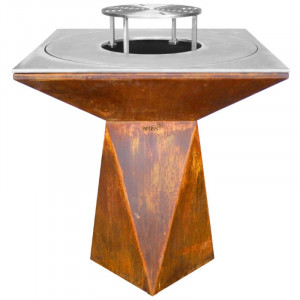 Brasero G1 Corten 90 cm - Acier Carbone ARTISS - 3