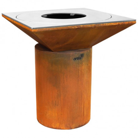 Brasero G6 Corten 90 cm - Acier Inoxydable ARTISS - 1 Brasero G6 Corten 90 cm - Acier Inoxydable ARTISS - 1