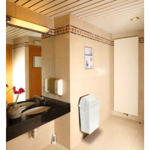 Collecteur de Déchets Mural Blanc - 60 L Probbax - 3