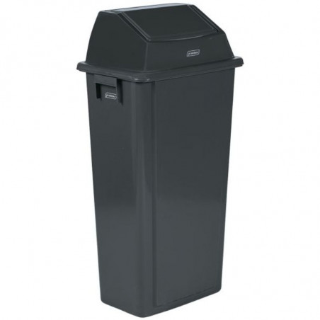 Collecteur de Déchets Mural Gris - 80 L Probbax - 1 Collecteur de Déchets Mural Gris - 80 L Probbax - 1