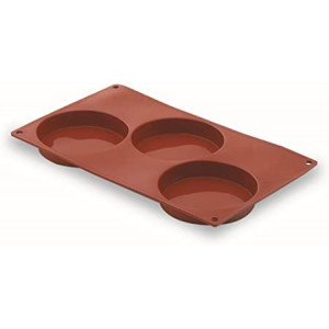 Moule en Silicone Base Spongieuse 3 Cavités - 10,3 cm Lacor - 1