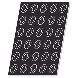 Moule Savarins Ovales Flexipan - 24 Ovales - 70 ml