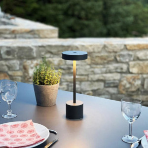 Lampe de Table Touch Aluminium - Roby Rock