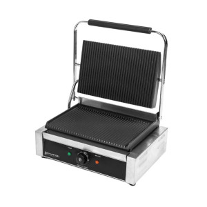 Grill Panini Grande Surface de Chauffe Rainurée - RECONDITIONNÉ