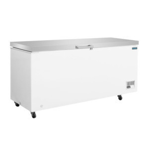 Congélateur Coffre avec Couvercle Inox - 587 L