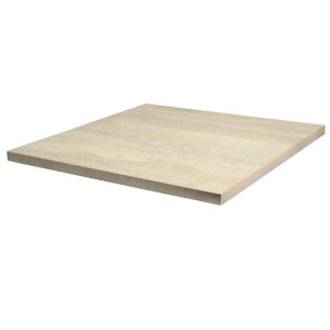 Plateau de Table Tavola Carré - Travalona Blanc - 600 x 600 mm
