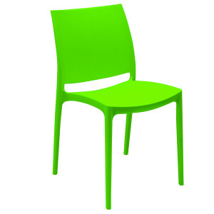 Chaise Inca Empilable Vert - H 810 mm